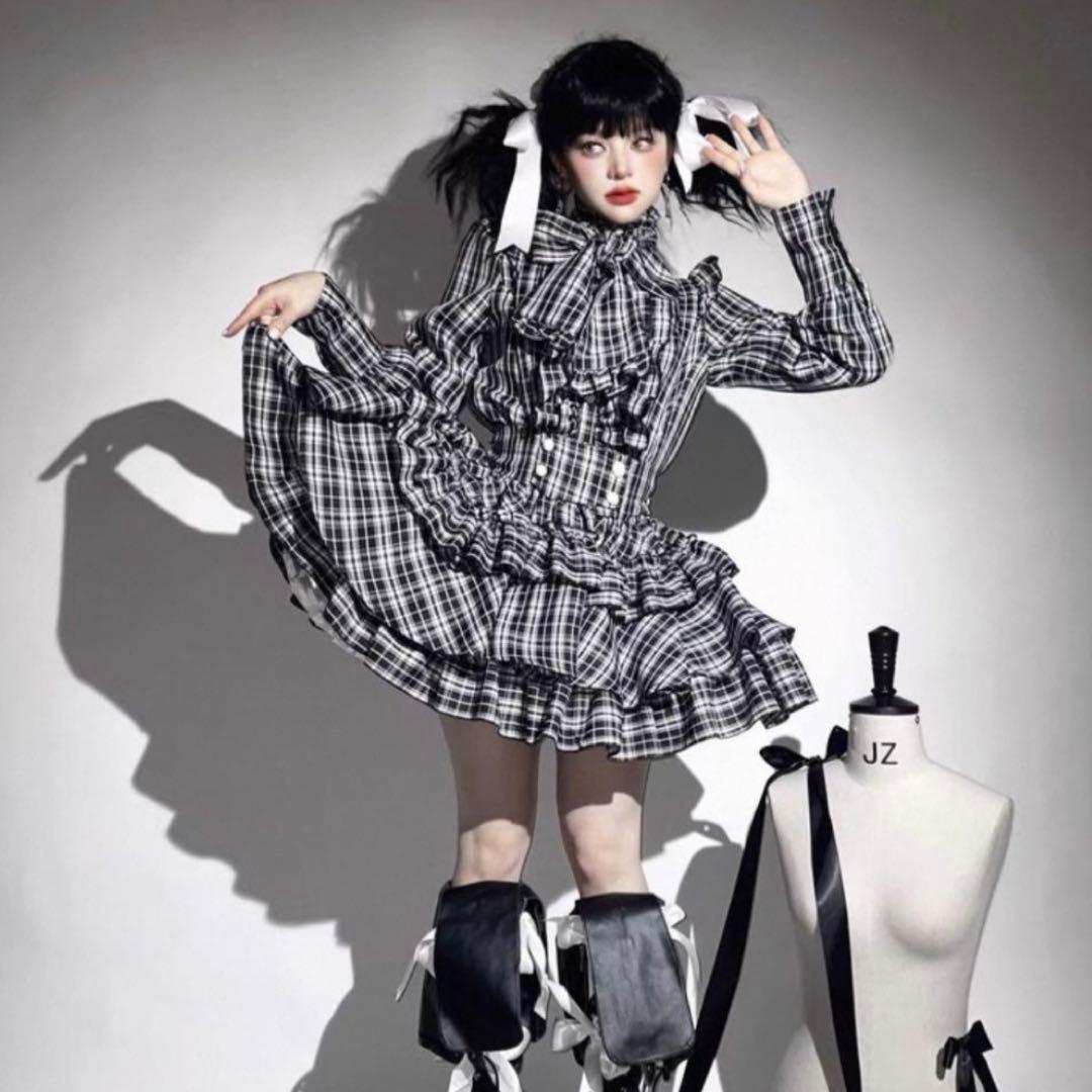 CATCOCOONクラシカルドール 上下セット セットアップ チェック