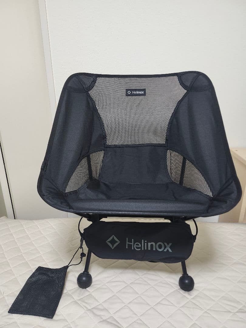 【極美品】Helinox ヘリノックス　チェアワン　オールブラック