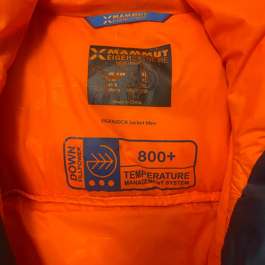 超美品Mammut Eiger Extremeダウンジャケット800フィルパワー