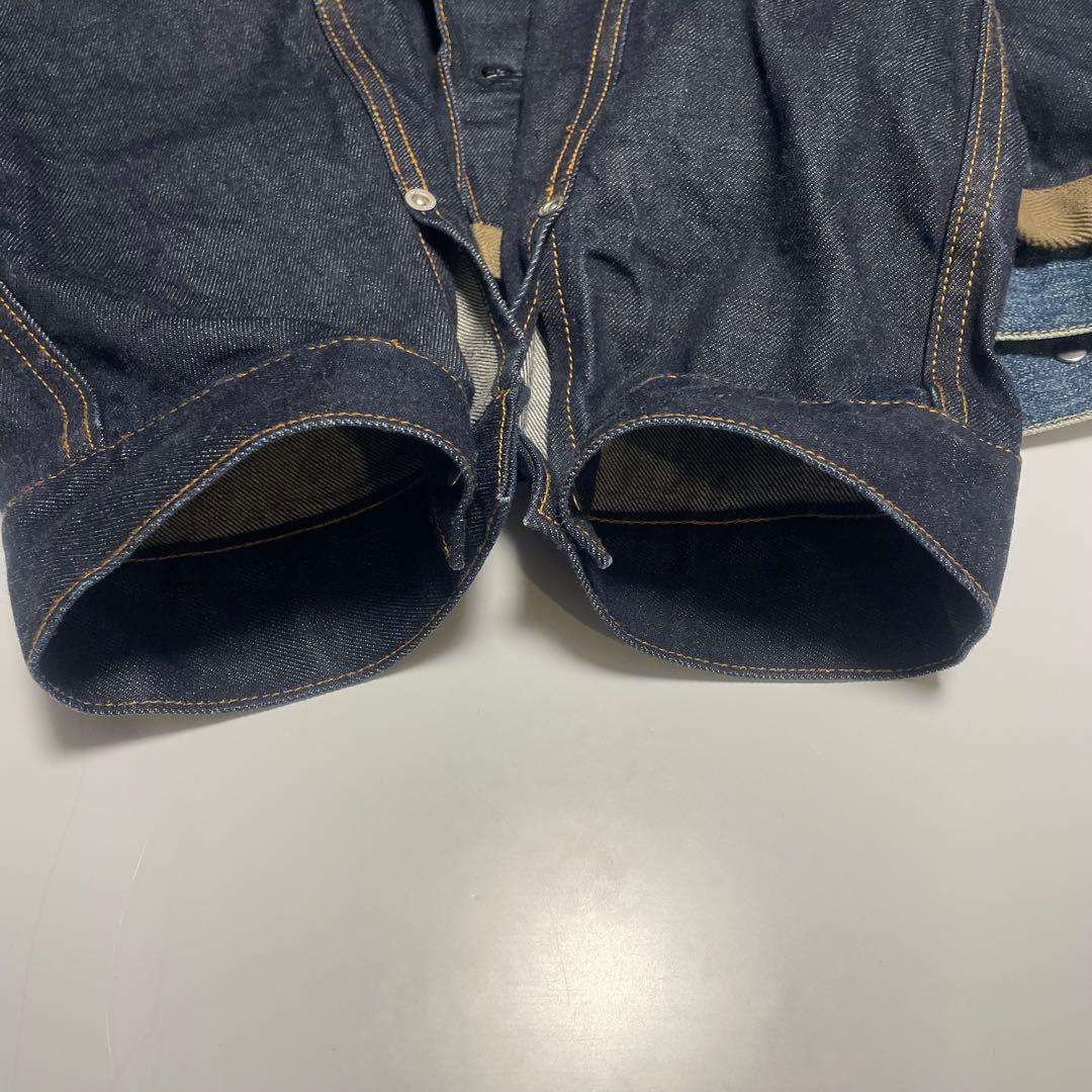 Sacai レイヤードデニムジャケット　綾野剛着用モデル リジット　ブルーデニム