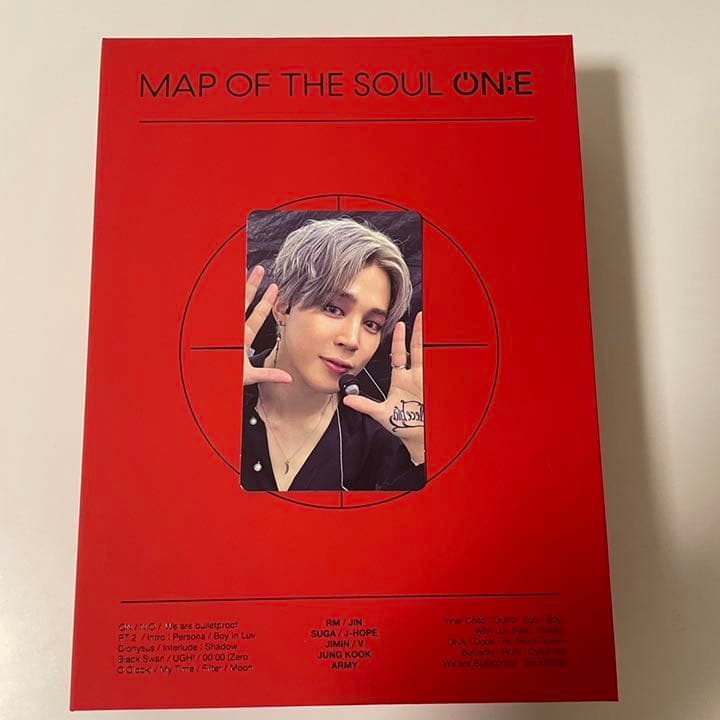 BTS MAP OF THE SOUL ON:E DVDトレカ ジミン付き