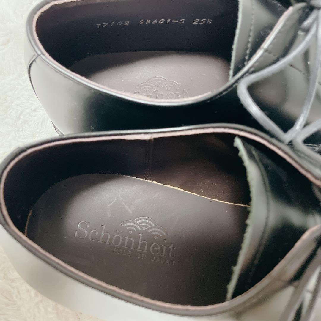 新品　ショーンハイト　メンズ　ビジネスシューズ　Uチップ　外羽根　リアルレザー