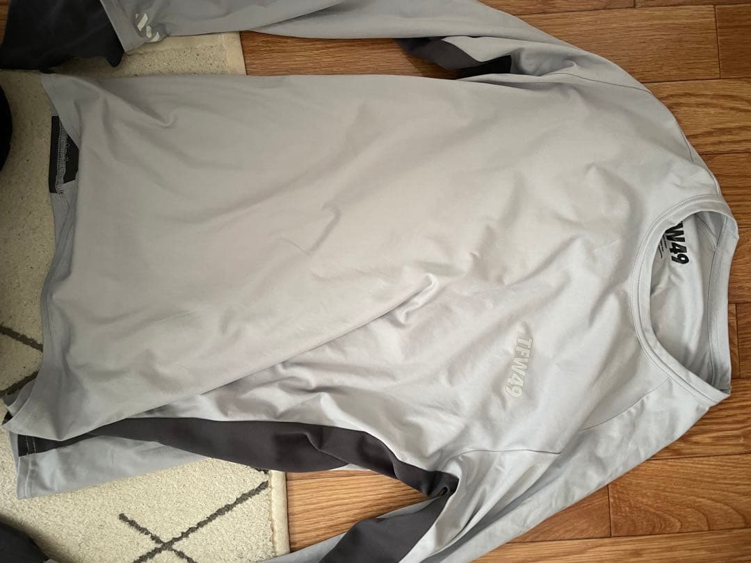 TNF グレー 長袖シャツ XL