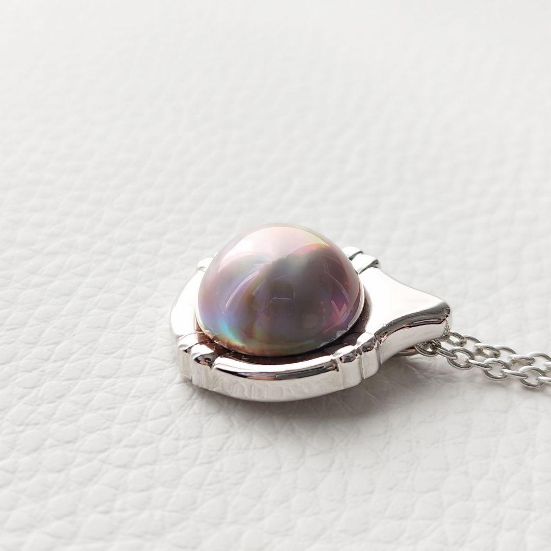 【美品】TASAKI　タサキ　マベパール　ネックレス　13mm　チェーン社外品