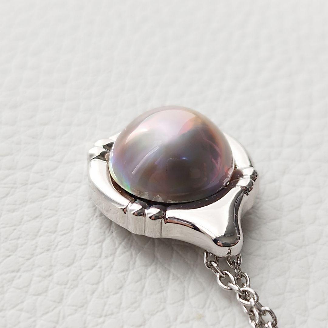 【美品】TASAKI　タサキ　マベパール　ネックレス　13mm　チェーン社外品