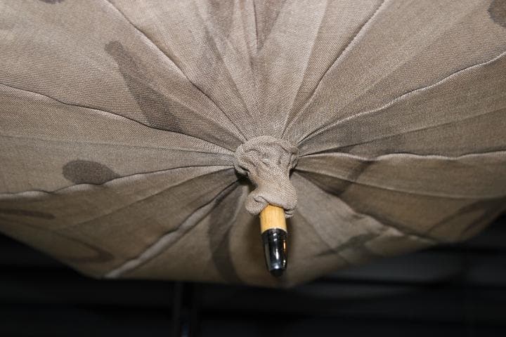 小宮商店 KOMIYA 柿渋染め 長傘 日傘 麻100％ パラソル 高級日傘