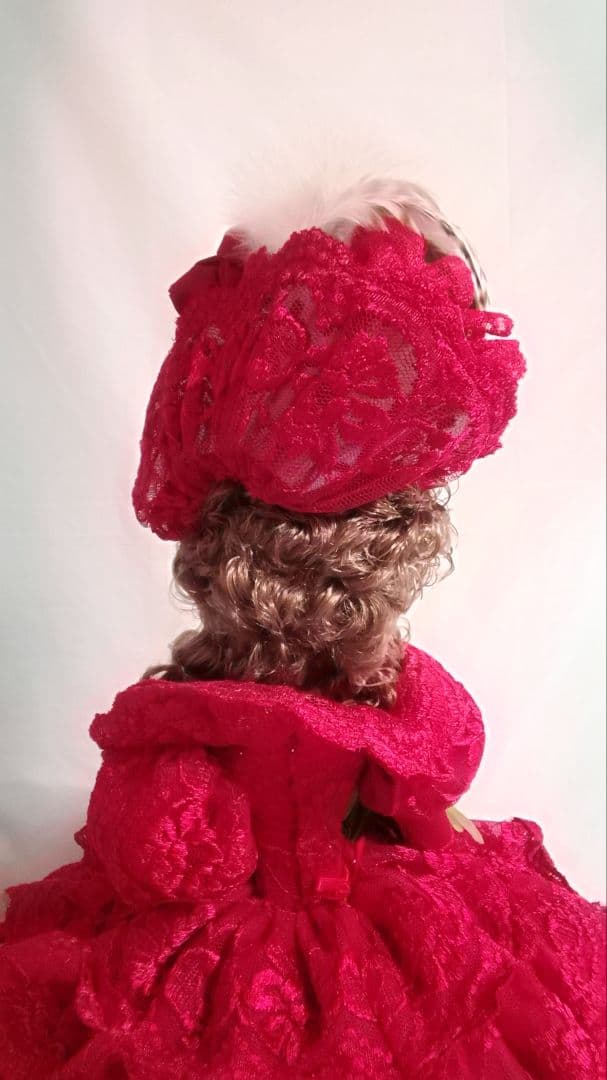 リボン　フランス人形　ヴィンテージ　約67cm