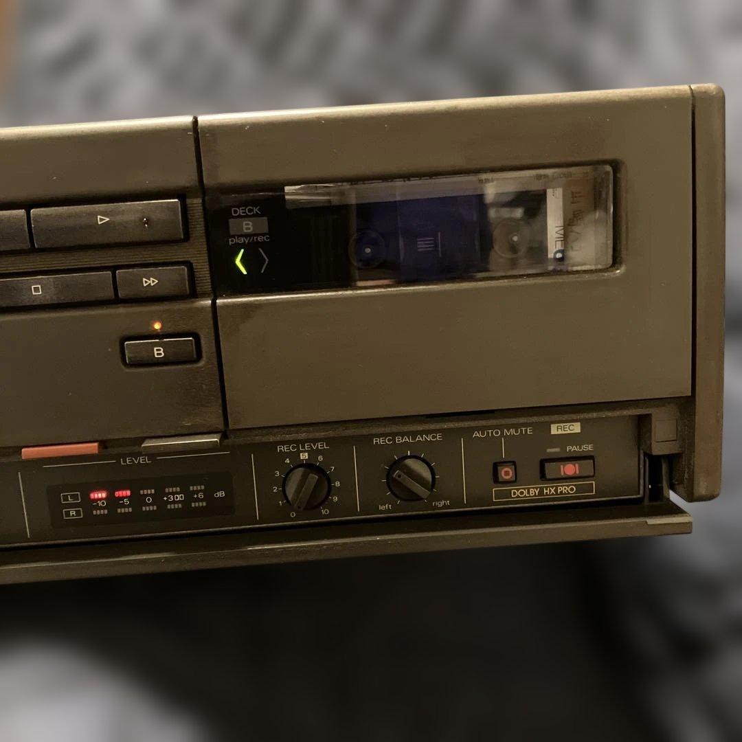 【新年価格】《完動品》ALPINE LUXMAN K007 Wカセット