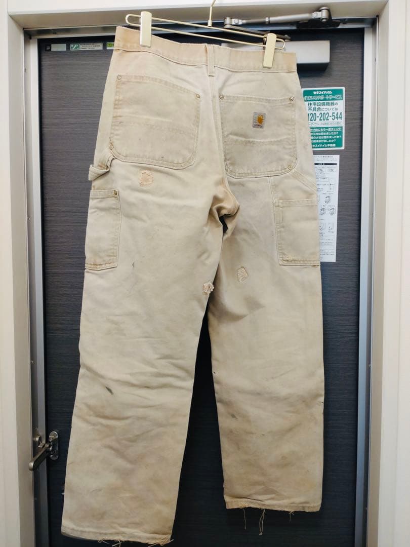 【ボロ】90s Carhartt ダブルニー 米国製