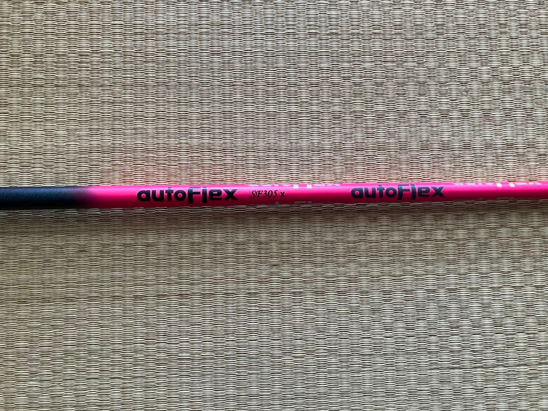 【超美品】autoflex SF305X シャフトピンクテーラーメイドスリーブ付
