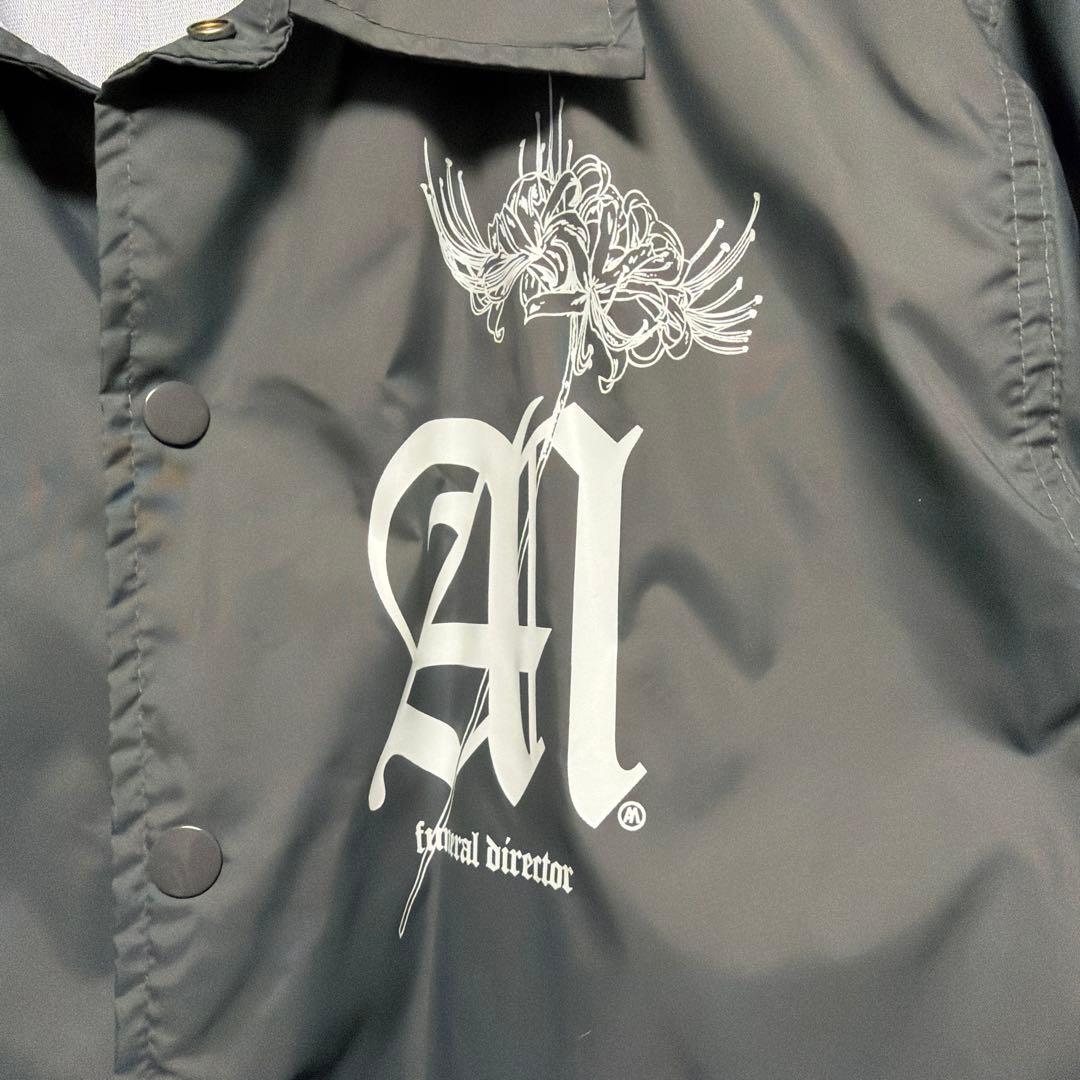 AHMURDERSグレー ナイロンジャケット彼岸花