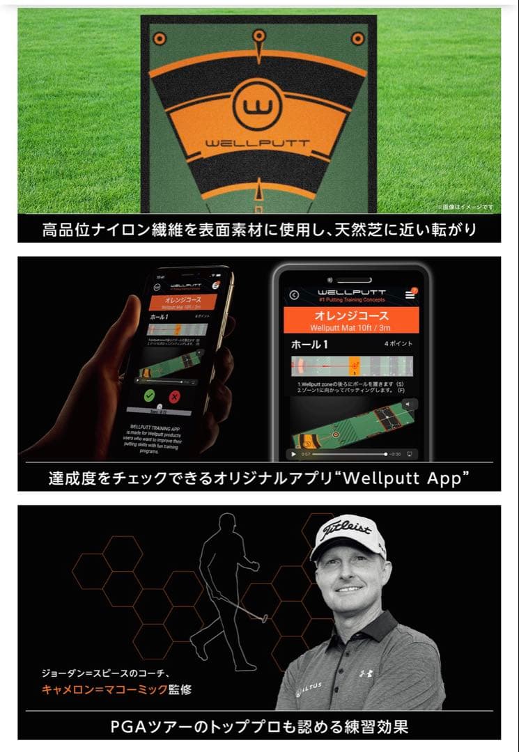 s*7様 Wellputt ウェルパット マット 2M