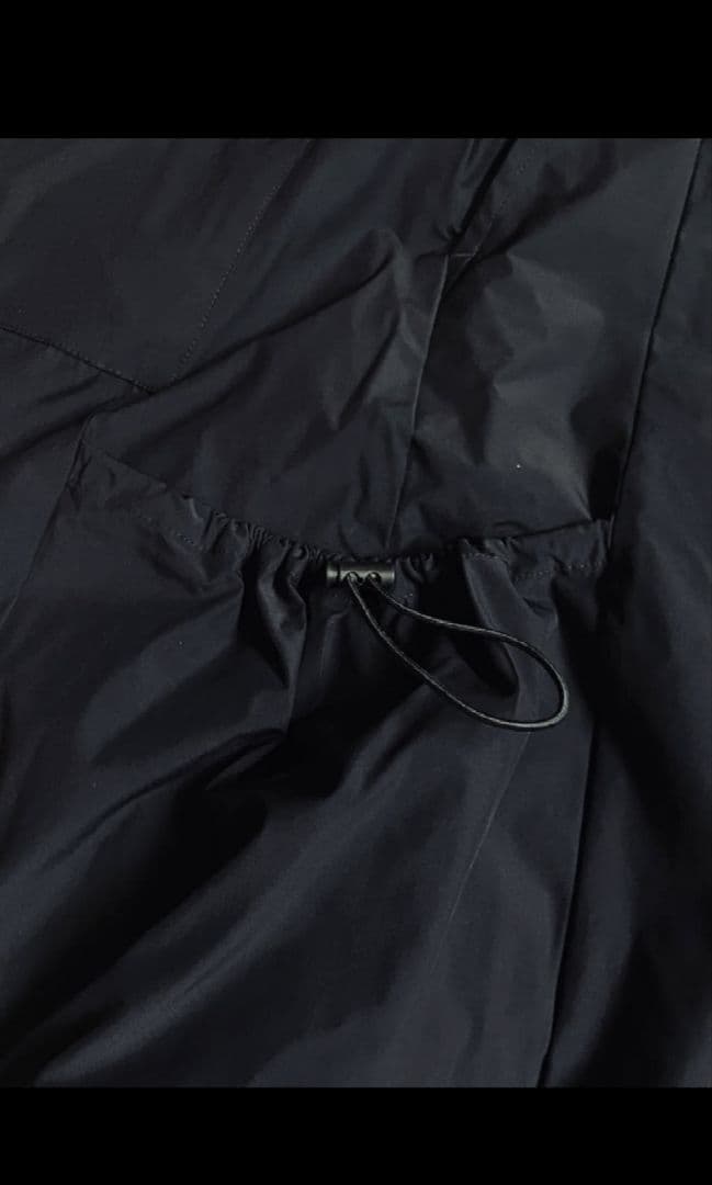 完売品　「GRAMB」Black Layered Rib Cargo Pants