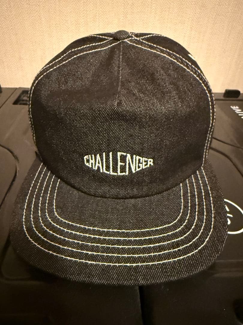 CHALLENGER チャレンジャー　デニムキャップ ブラック