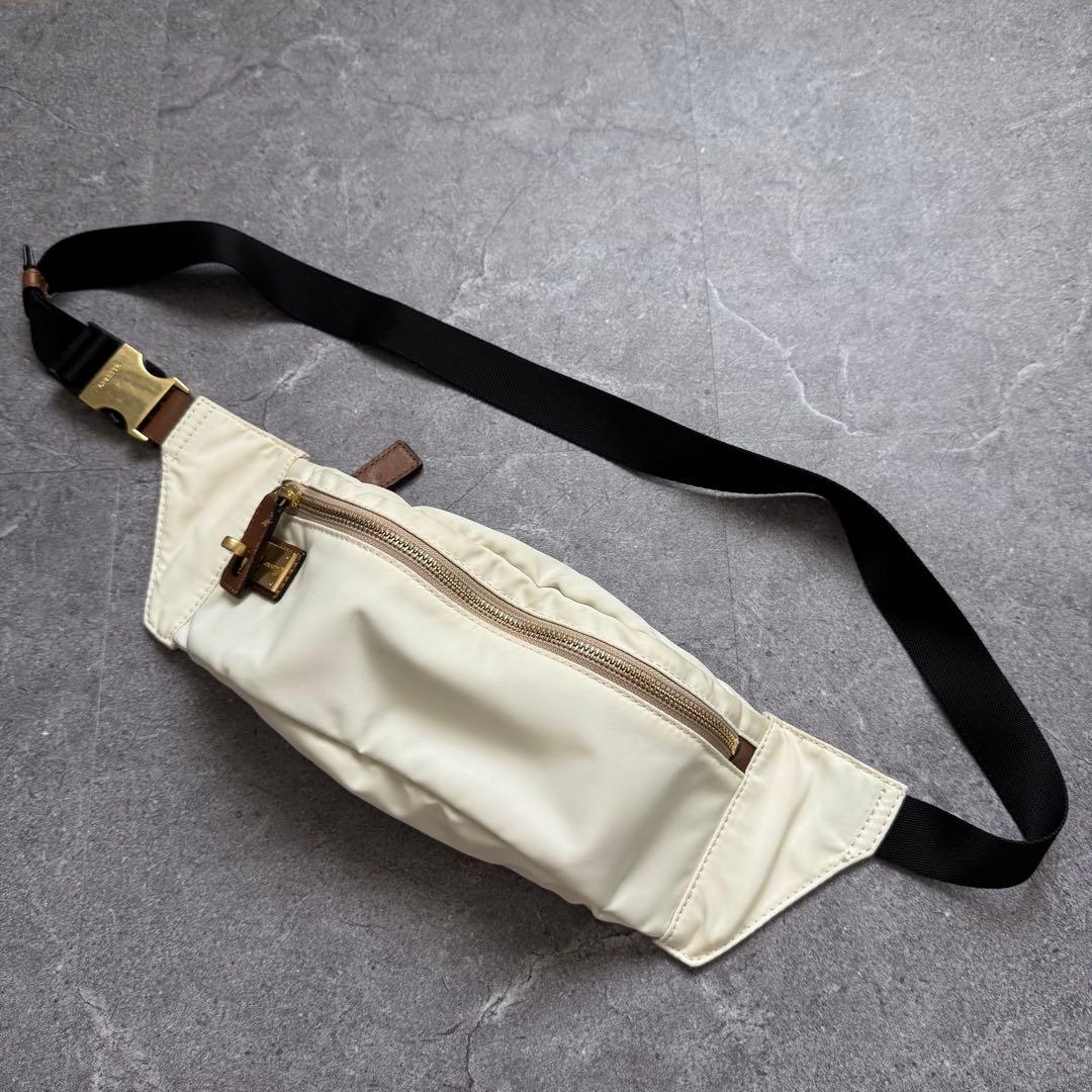 ORSETTO オルセット ナイロンボディバッグ ホワイト
