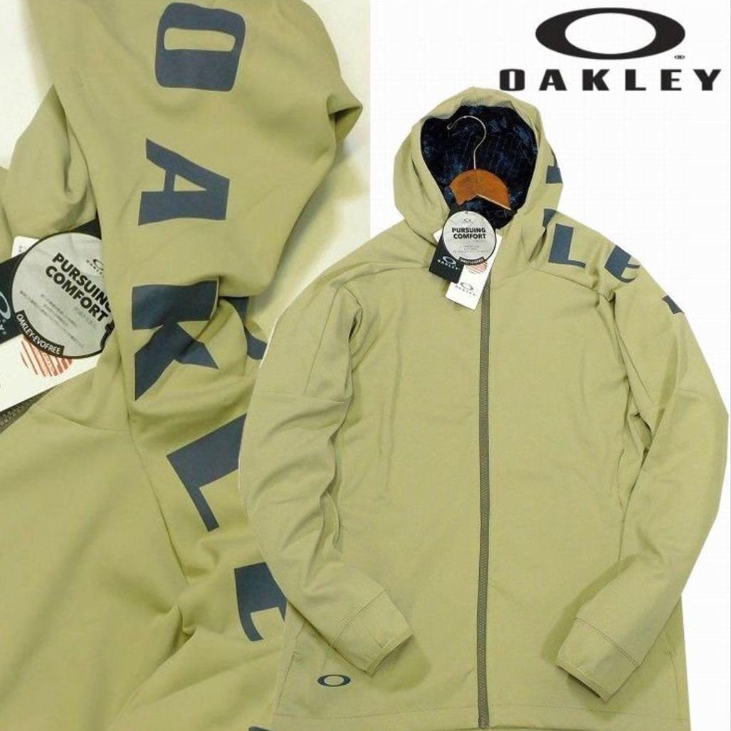 新品 オークリーフーディー ジップジャケット L 4WAYストレッチ メンズ