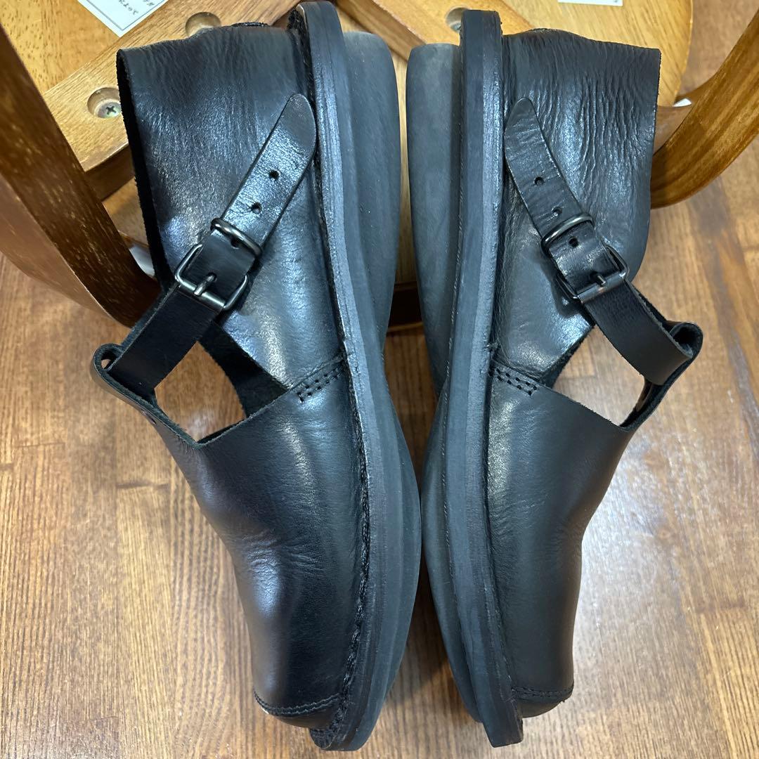 trippen 黒 レザー ローファー