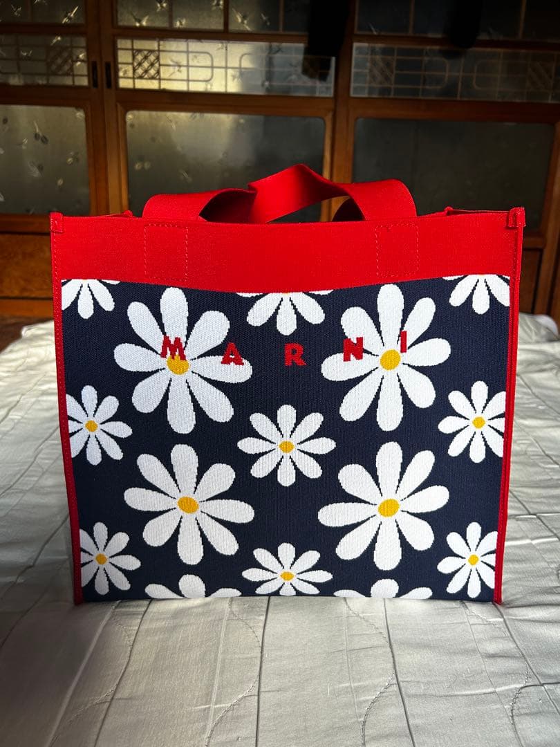 マルニ DAISY SHOPPING BAG デイジーショッピングバッグ 花柄