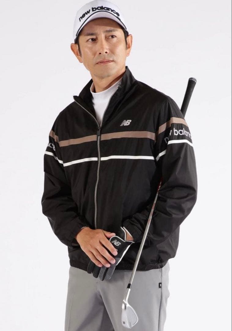 new balance golf メンズ 撥水 ウィンド ブルゾン XL 6