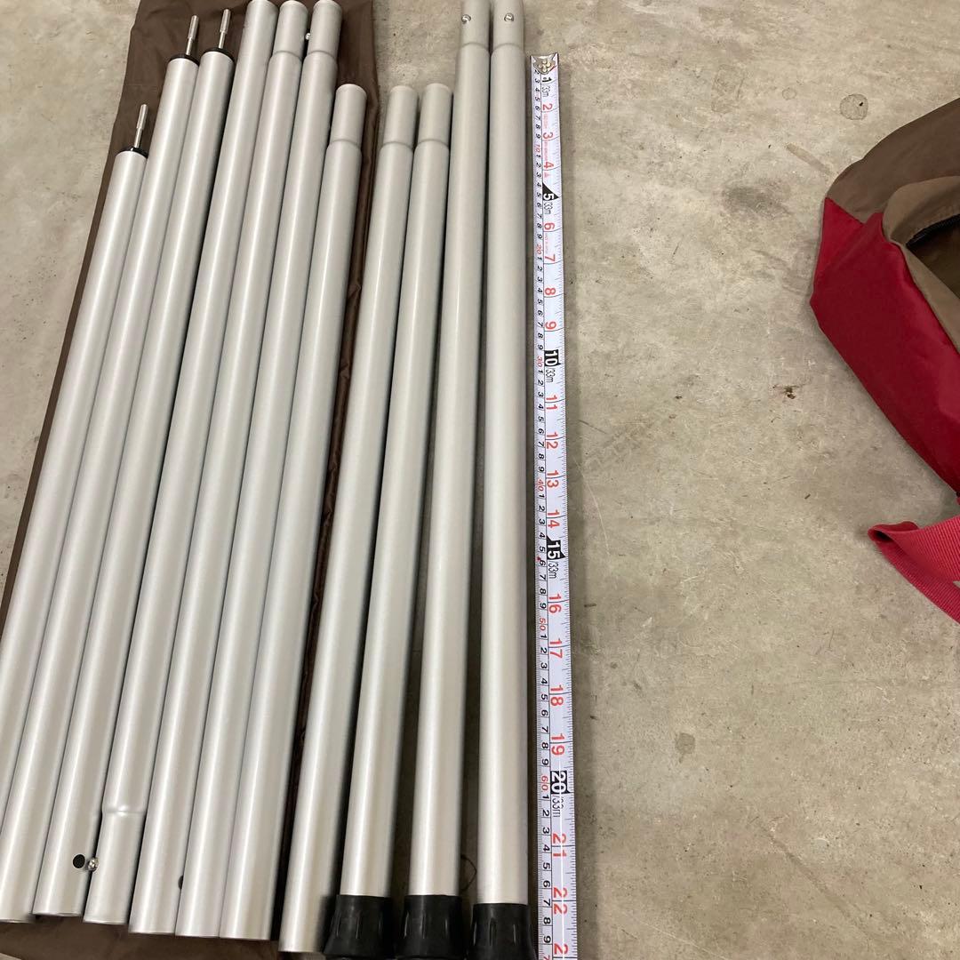 未使用　スノーピーク ウイングポール 280cm 240cm セット