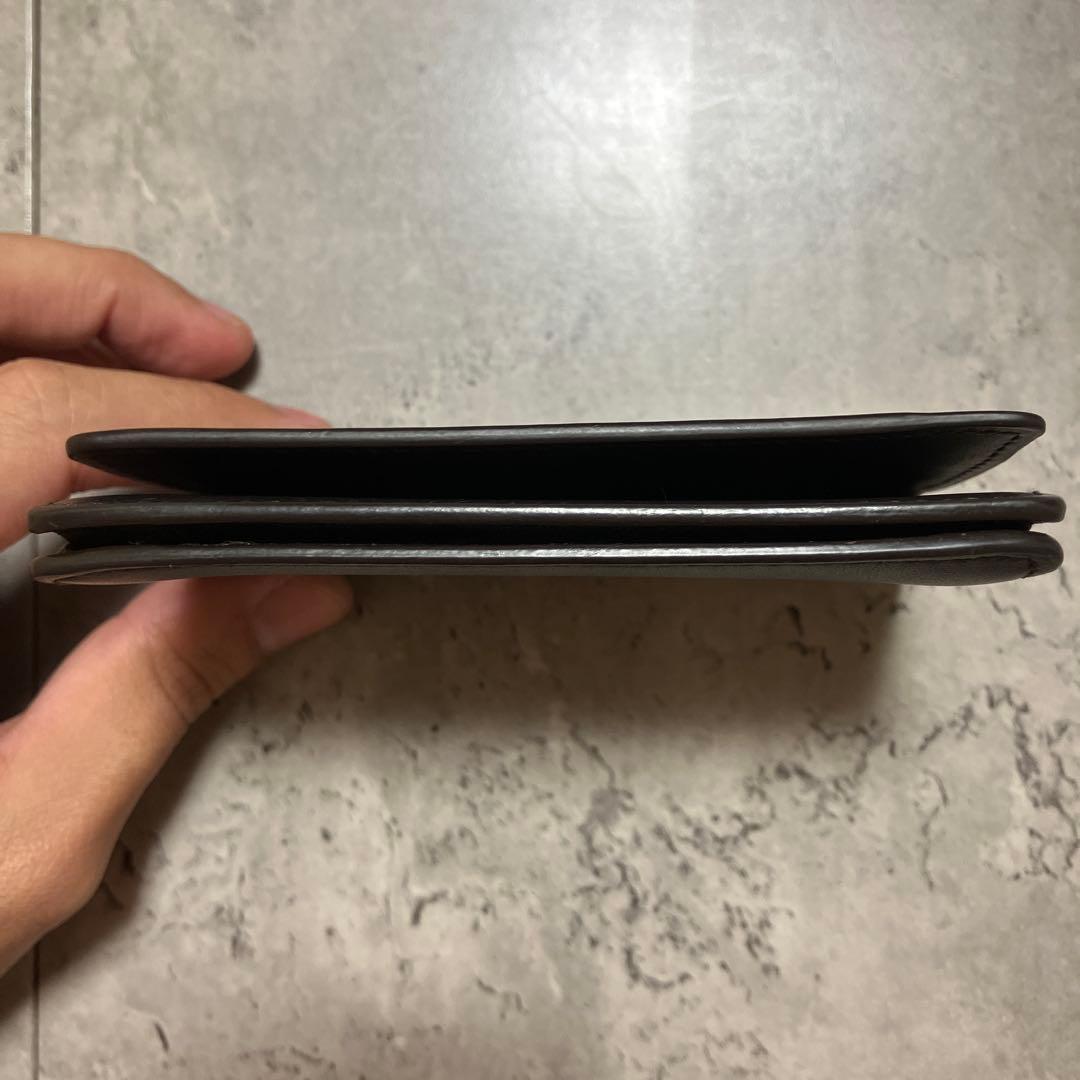 【美品】Bottega Veneta 名刺入れ イントレチャート ダークブラウン