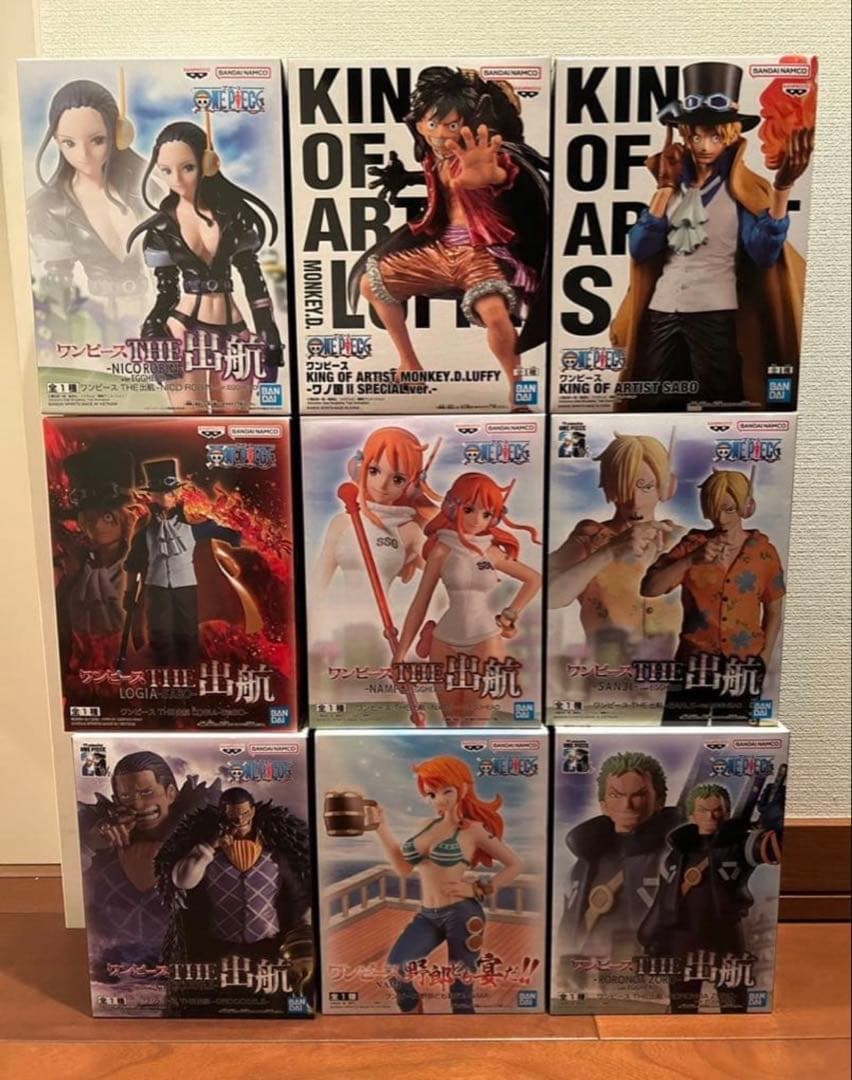 ワンピース フィギュア　the 出航　KING OF ARTIST まとめ売り