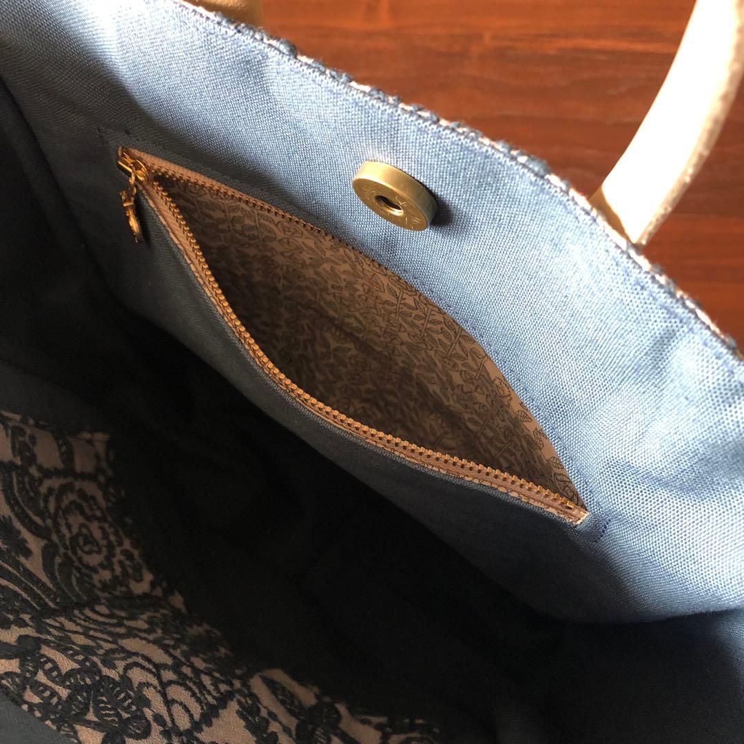 ハンドメイド トートバッグリュック forest tile