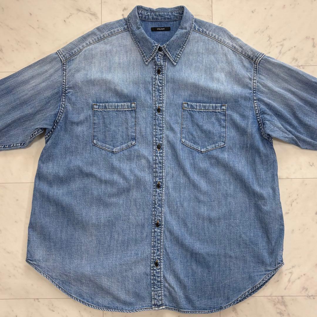 美品✨ジャーナルスタンダード　ライトオンスデニムシャツ　ゆったり　2024AW