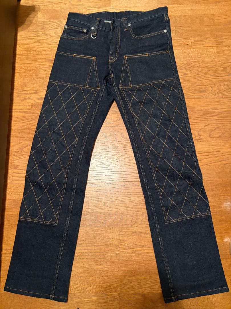 ア*ラ様 児島ジーンズ　ケブラー　ダブルニーデニム