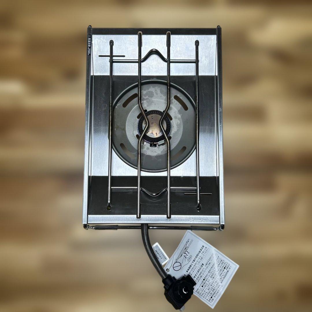 美品、使用1回。スノーピーク　フラットバーナー　ケース付き