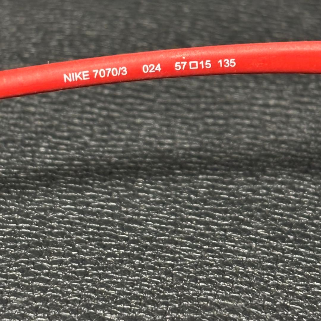 NIKE(ナイキ)ボルテックス/7070/3/ メガネフレーム/カーキ×レッド