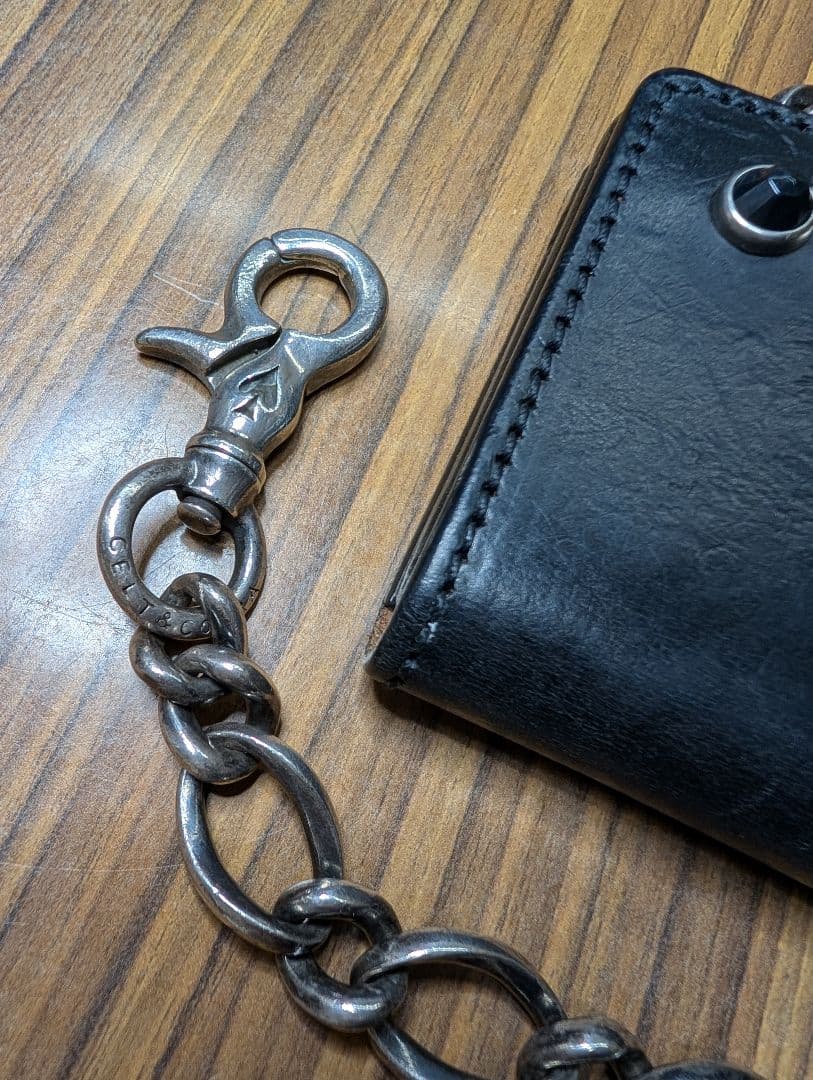 【セット販売】 ケルト&コブラウォレットチェーン、ウルフズヘッド財布