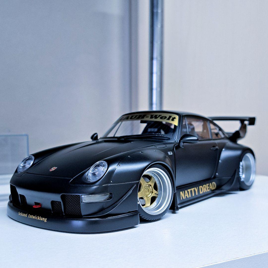 開封美品 AUTOart オートアート 1/18 RWB 993 マットブラック