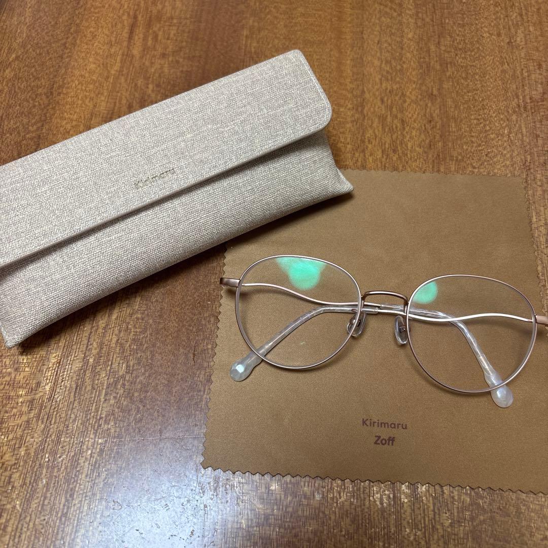 Zoff きりまる　コラボ　メガネ　度入り