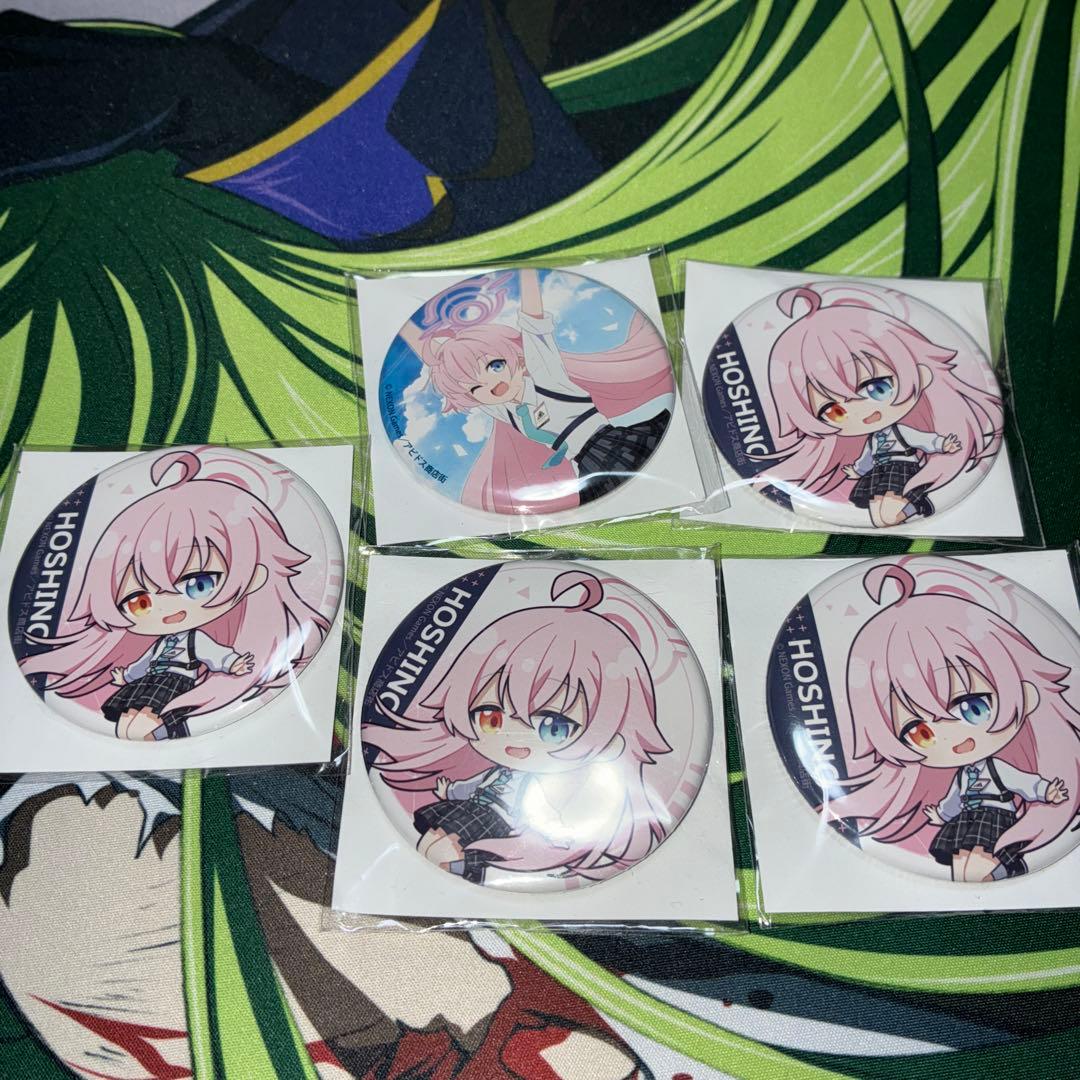 ブルーアーカイブ くじメイト 小鳥遊ホシノ 缶バッジまとめ売り