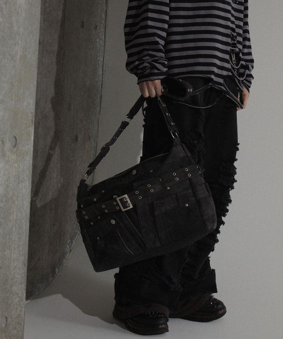 【GRANCY】デニムパンツスタイル ショルダーバッグ