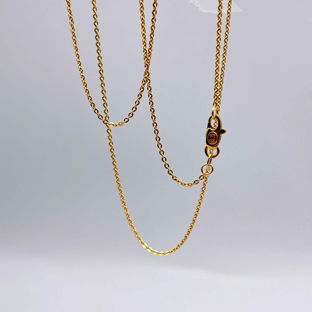 【美品】 カルティエ　イエローゴールド　チェーン　ネックレス　41.7cm