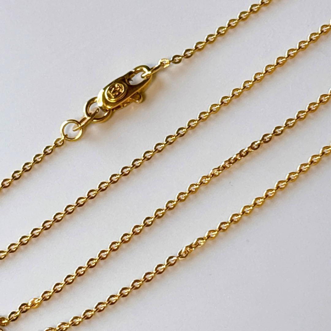 【美品】 カルティエ　イエローゴールド　チェーン　ネックレス　41.7cm