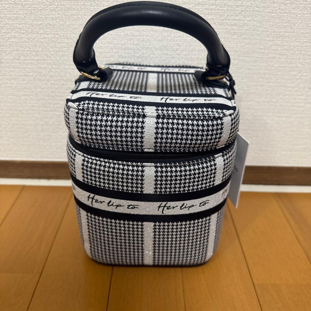 Herlipto Jacquard Vanity Bag HLT バニティバッグ