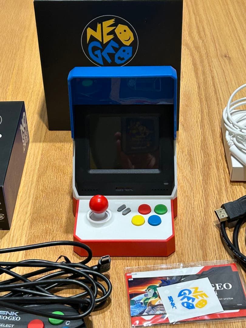 NEOGEO mini ネオジオミニ　本体+ミニパッド（黒）✗2 おまけ有