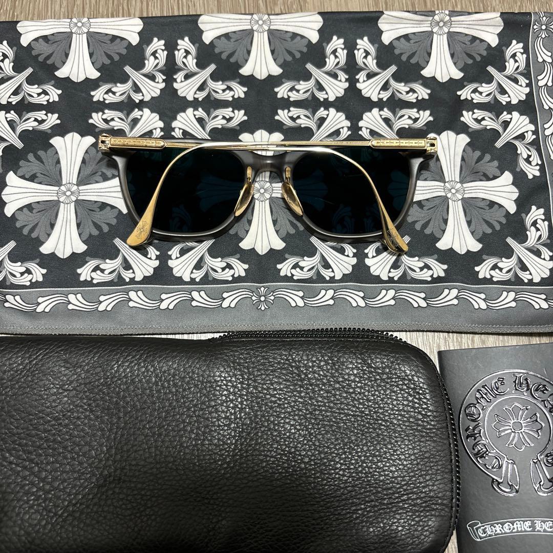 Chrome Hearts SLAGサングラス 眼鏡　眼鏡ケース、クロス付き