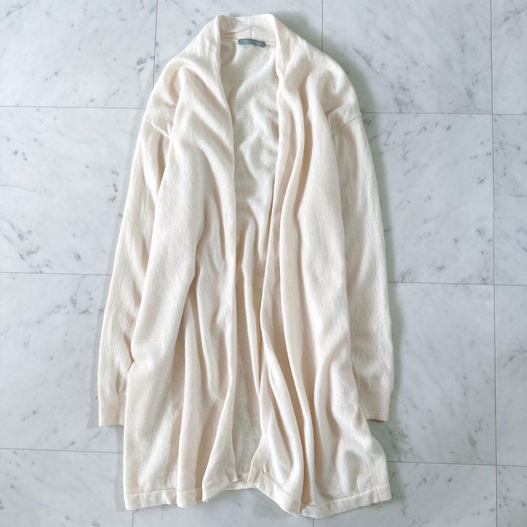 美品♪セオリーリュクス ISAIA カシミヤ100% ロングニットカーディガン