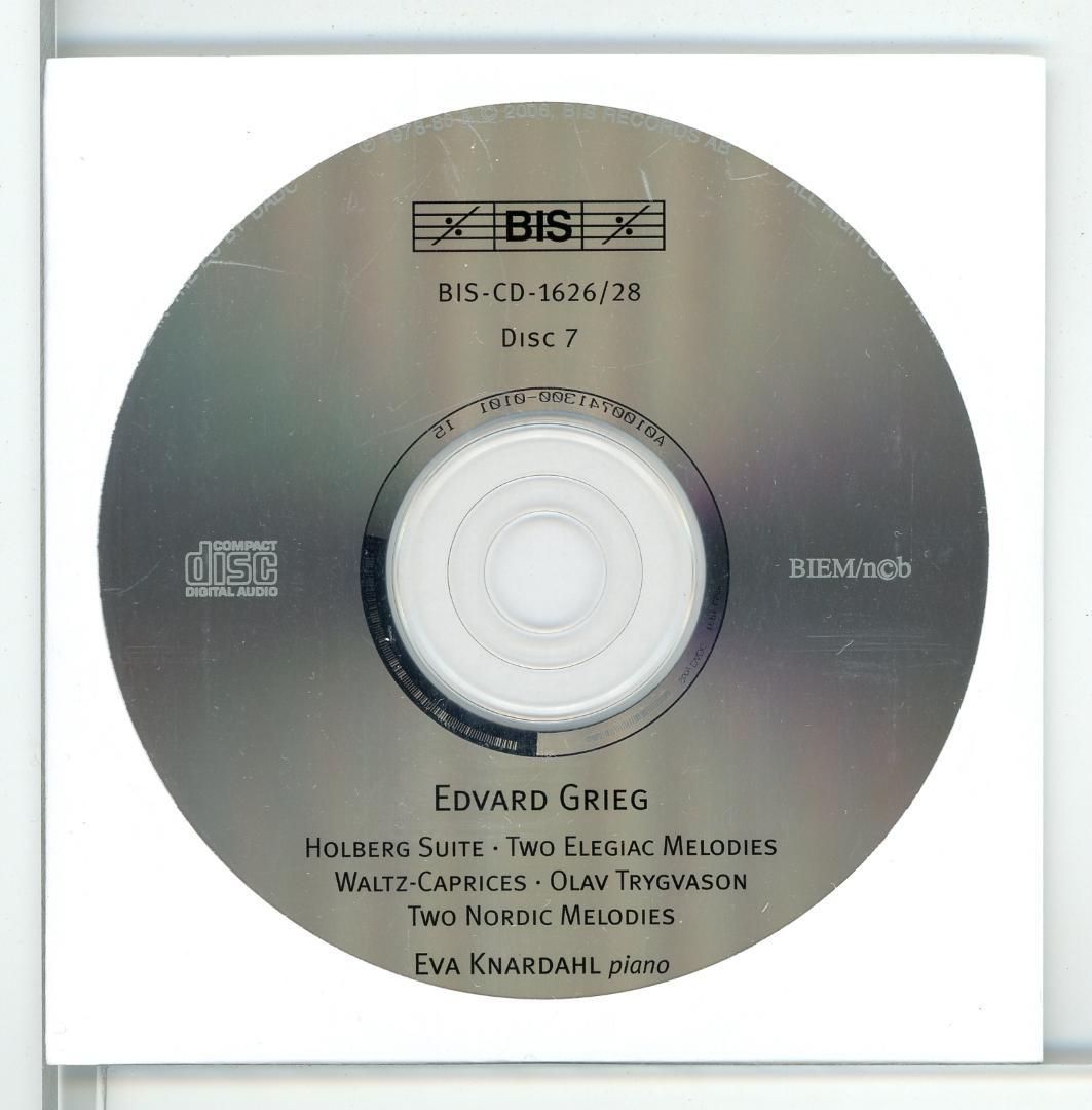 グリーグ ピアノ曲全集 エヴァ・クナルダールほか 12枚組
