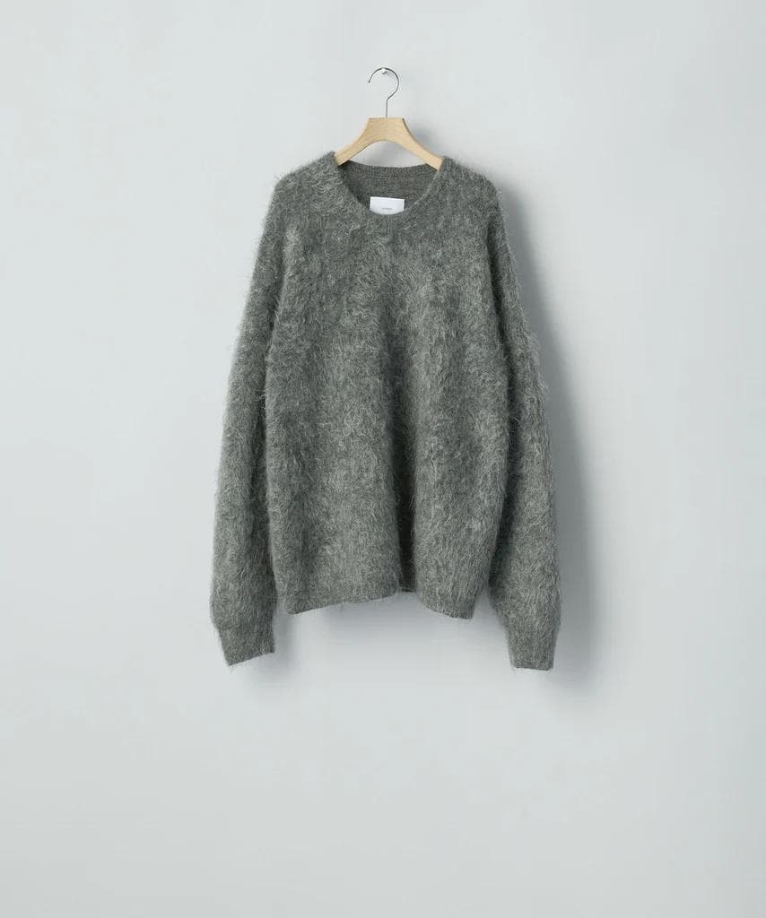 ssstein 25AW Kid Mohair Knit モヘア グレー S