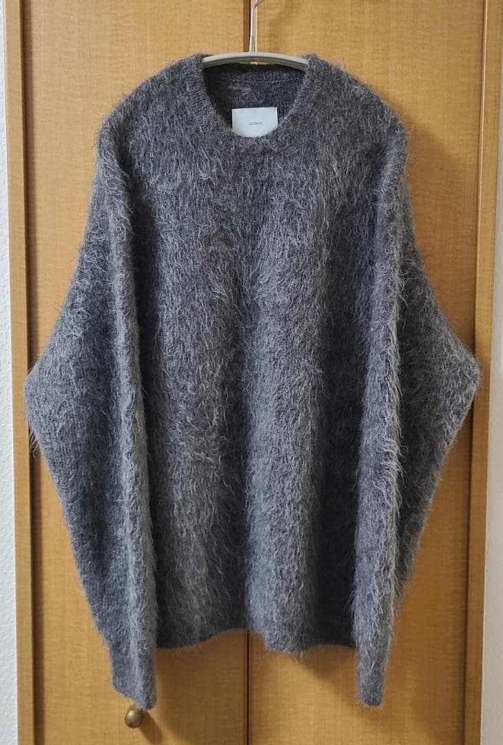 ssstein 25AW Kid Mohair Knit モヘア グレー S