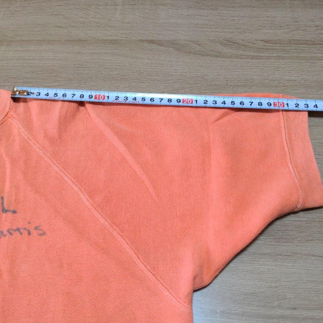 激レア 稀少 40s ハーフジップスウェット 半袖 コの字留 オール2本針