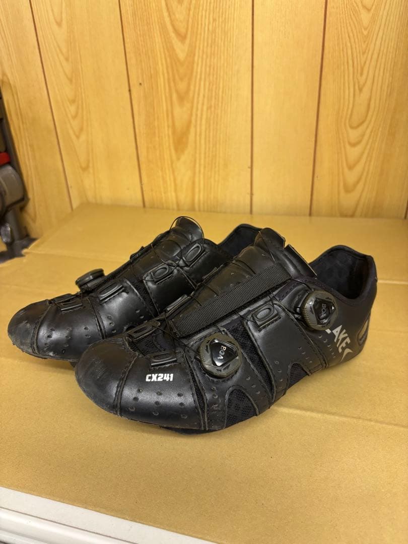 LAKE CX241 ブラック ロードビンディングシューズ　レイク