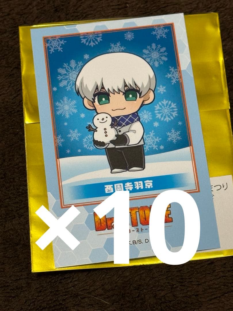 ドクターストーン 雪まつり ミニキャラ チェキ風カード 羽京 10枚