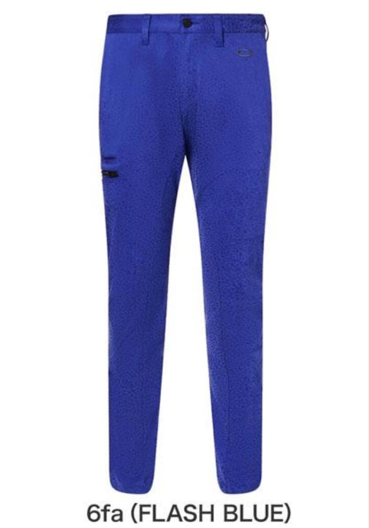 W79☆新品☆ オークリー メンズ スカル刺繍3Dテーパードパンツ　裏起毛