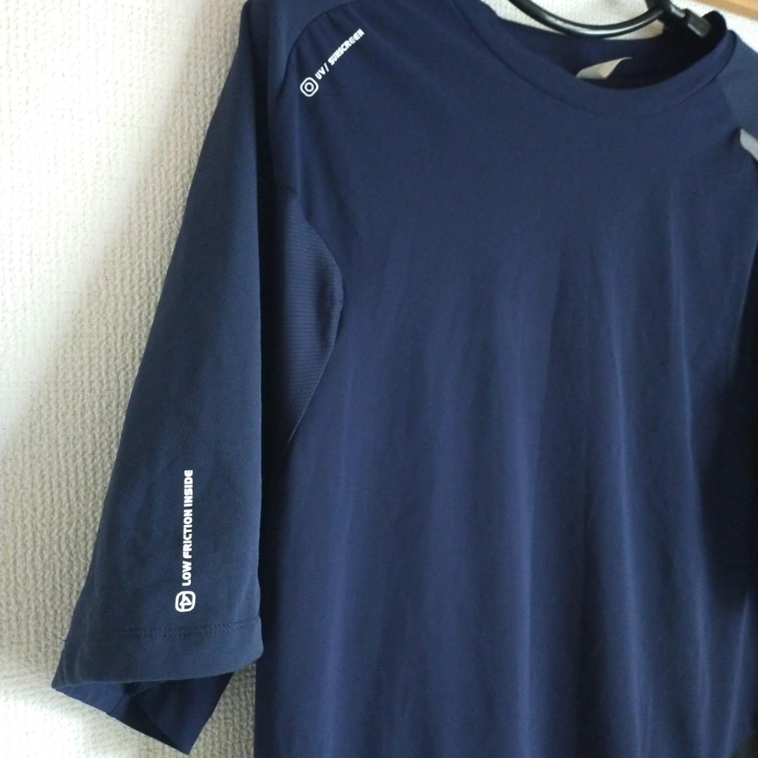 poc ポック　サイクルジャージ　紺×黒　L　トップ